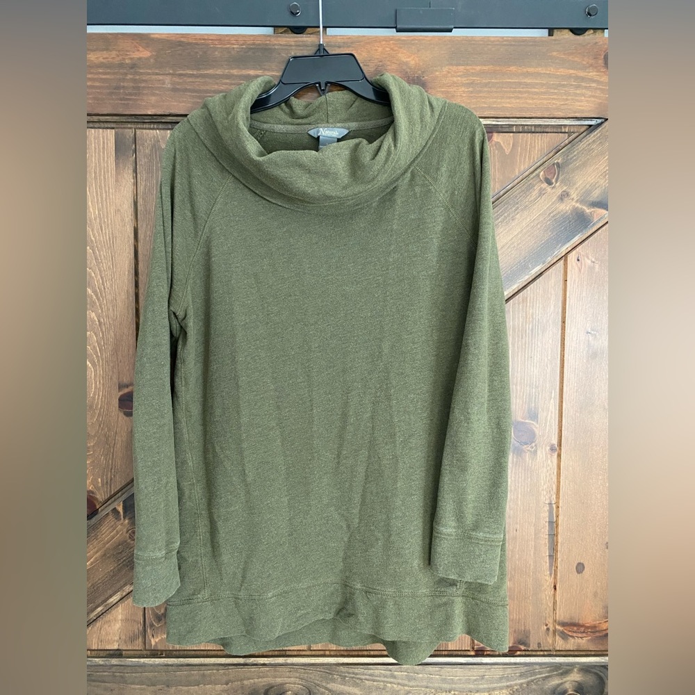 Natural Reflections long sleeve Cowl-Neck tunic